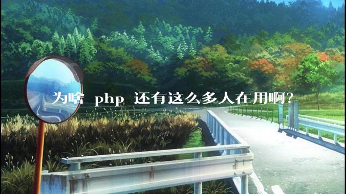 为啥 php 还有这么多人在用啊？